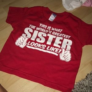 Cute sister tee